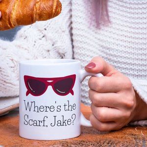 Where's the Scarf Jake XO Taylor Swift White Mug, All Too Well, Swiftie Mug